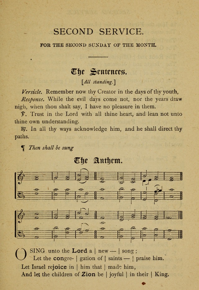 The Church Porch: a service book and hymnal for Sunday schools (Revised and enlarged edition) page 16