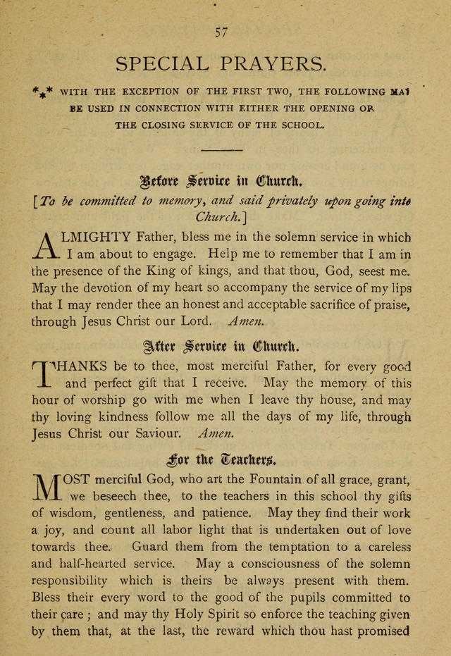 The Church Porch: a service book and hymnal for Sunday schools (Revised and enlarged edition) page 62