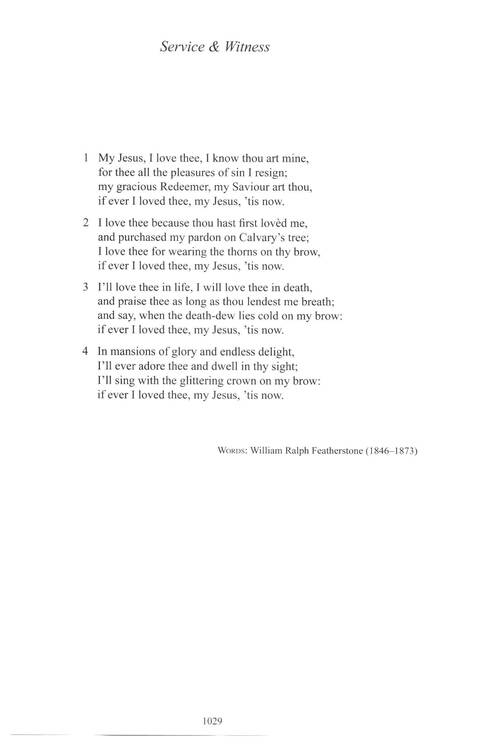 CPWI Hymnal page 1021