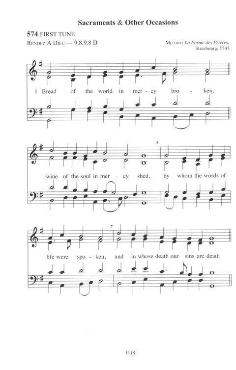 CPWI Hymnal page 1110