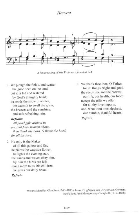 CPWI Hymnal page 1401