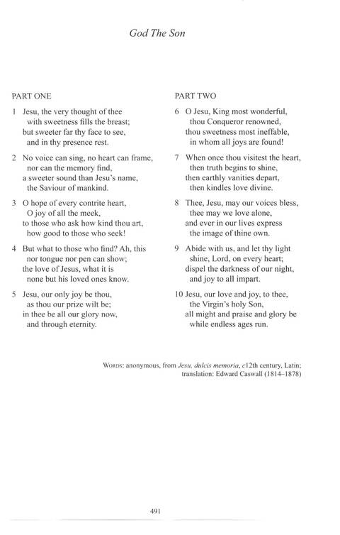 CPWI Hymnal page 487