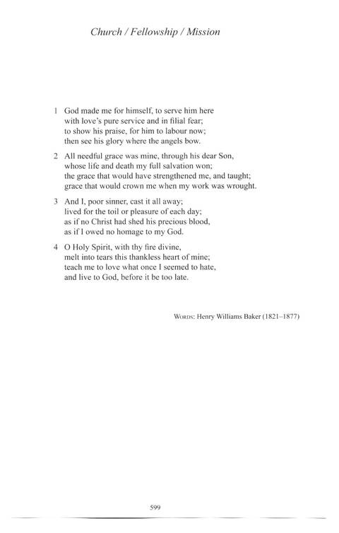 CPWI Hymnal page 595