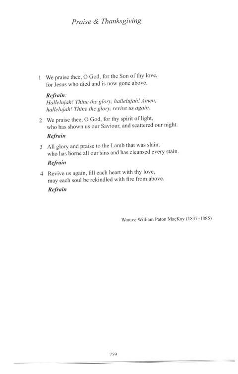 CPWI Hymnal page 753