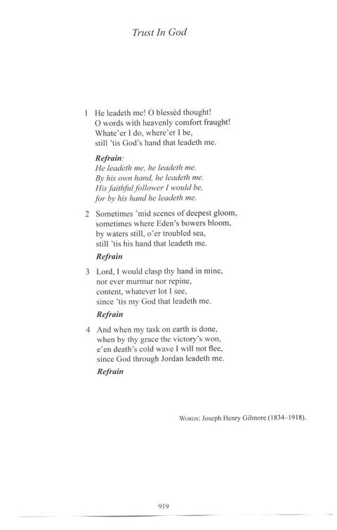 CPWI Hymnal page 911