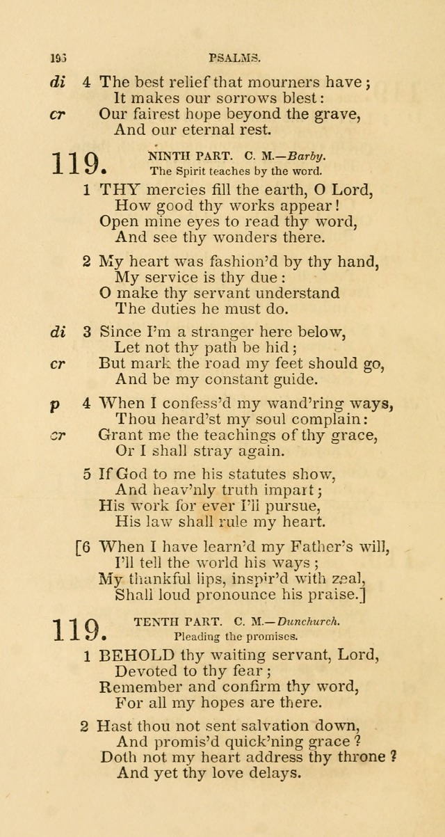 The Christian Psalmist; or, Watts