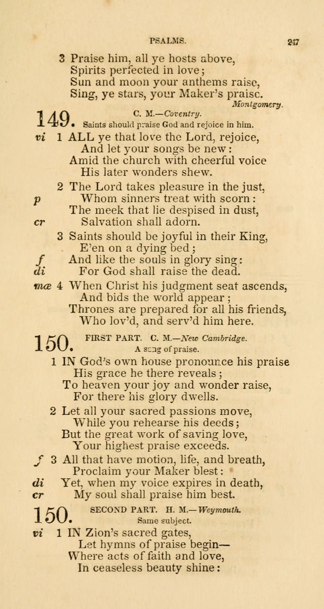 The Christian Psalmist; or, Watts