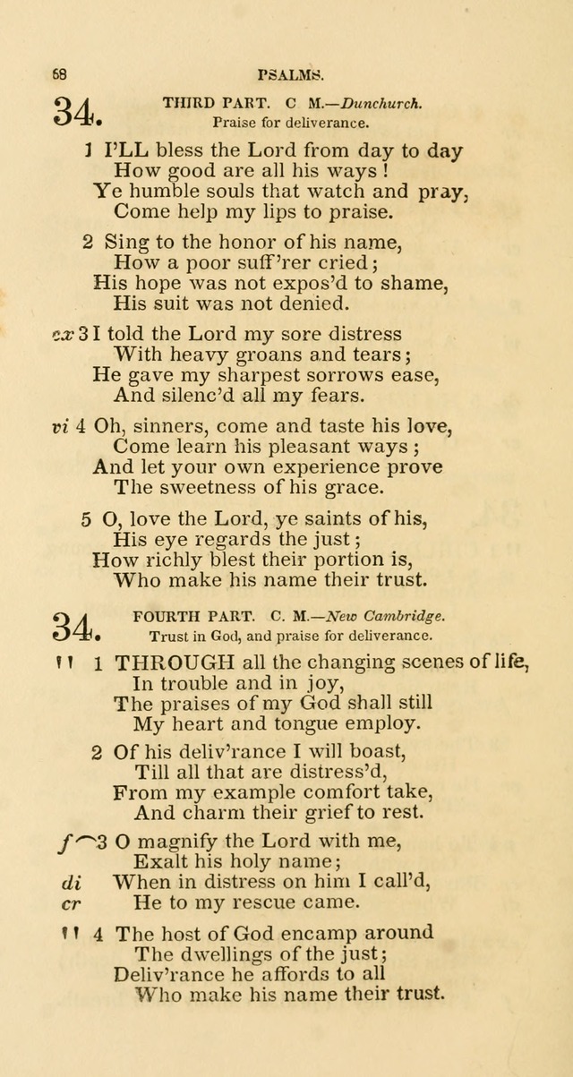 The Christian Psalmist; or, Watts