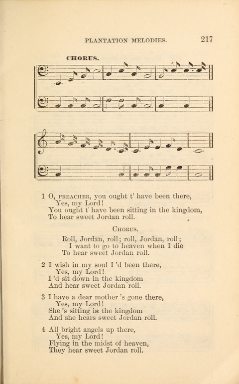 A Collection of Revival Hymns and Plantation Melodies page 223