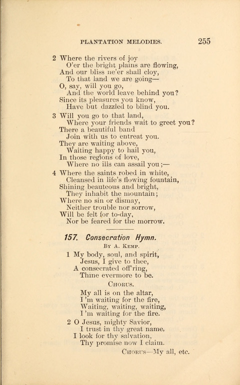 A Collection of Revival Hymns and Plantation Melodies page 261