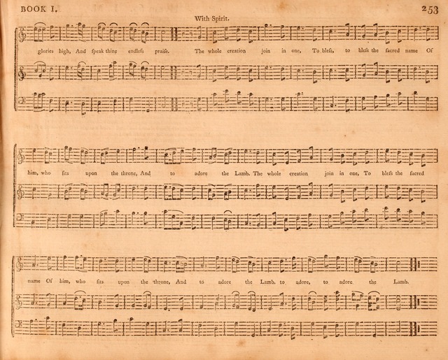 The Columbian Repository: or, Sacred Harmony: selected from European and American authors with many new tunes not before published page 263