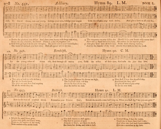 The Columbian Repository: or, Sacred Harmony: selected from European and American authors with many new tunes not before published page 288