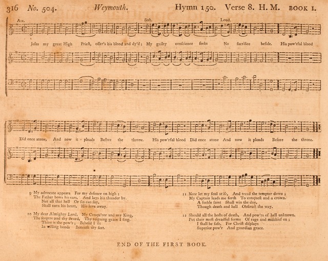 The Columbian Repository: or, Sacred Harmony: selected from European and American authors with many new tunes not before published page 326