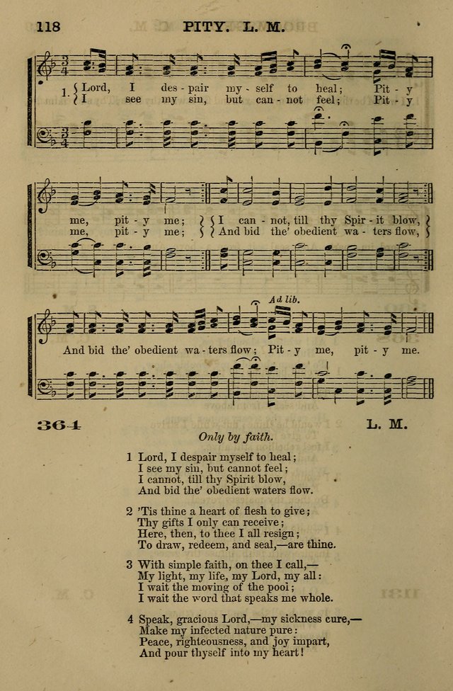 The Centenary Singer: a collection of hymns and tunes popular during the last one hundred years page 118