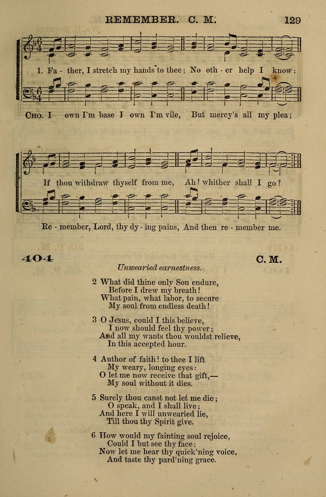 The Centenary Singer: a collection of hymns and tunes popular during the last one hundred years page 129