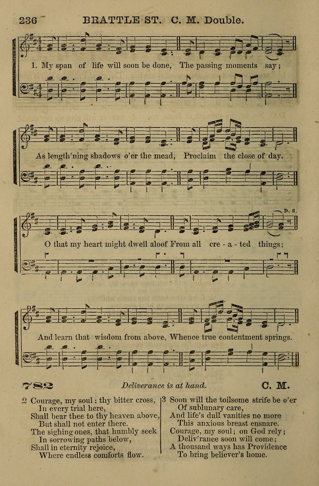 The Centenary Singer: a collection of hymns and tunes popular during the last one hundred years page 236