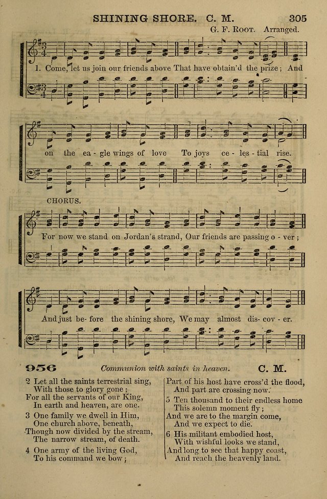 The Centenary Singer: a collection of hymns and tunes popular during the last one hundred years page 305