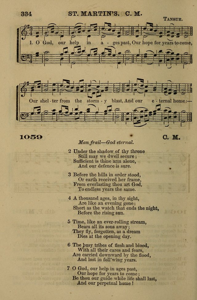 The Centenary Singer: a collection of hymns and tunes popular during the last one hundred years page 334