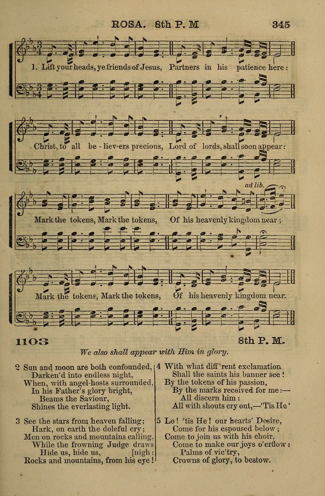 The Centenary Singer: a collection of hymns and tunes popular during the last one hundred years page 345