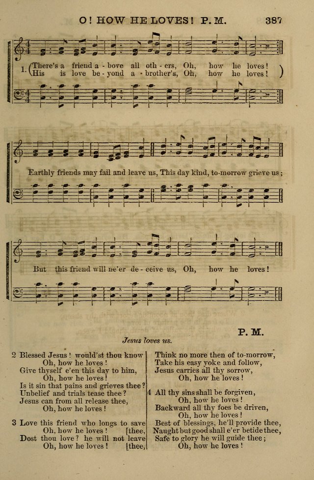 The Centenary Singer: a collection of hymns and tunes popular during the last one hundred years page 387