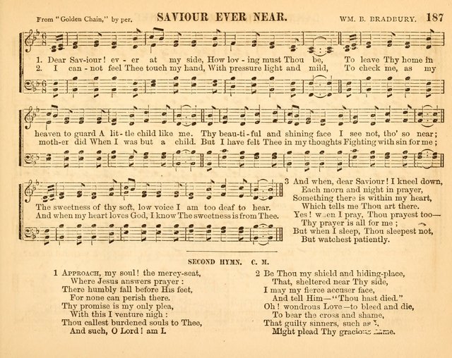 Christian Songs: for the Sunday School page 187