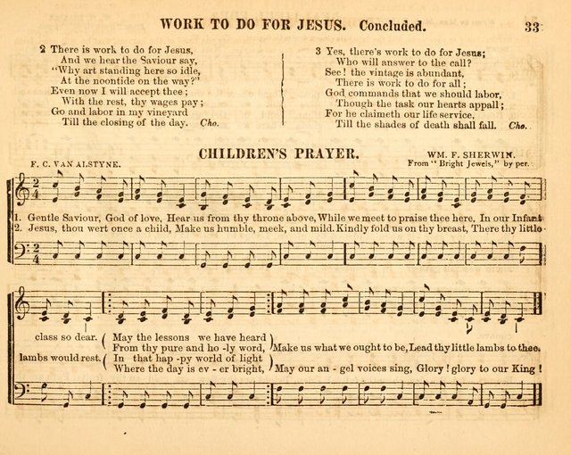 Christian Songs: for the Sunday School page 33