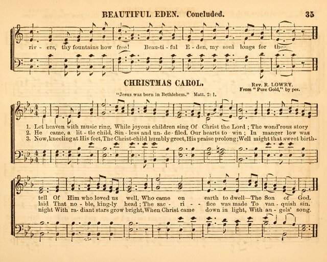 Christian Songs: for the Sunday School page 35