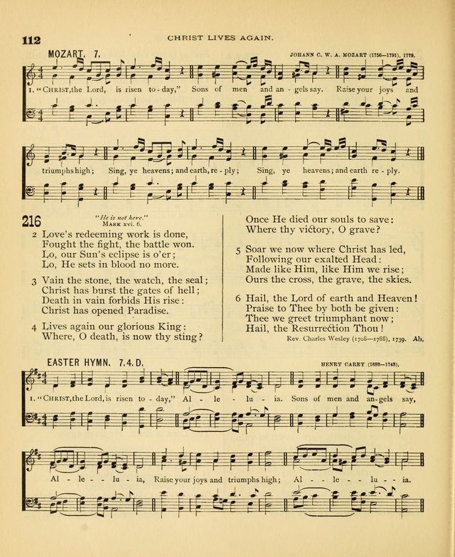 Carmina Sanctorum: a selection of hymns and songs of praise with tunes page 113