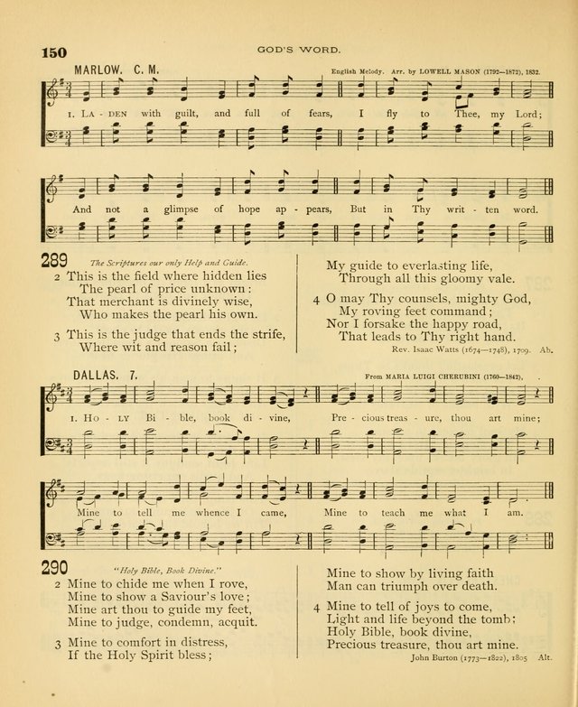 Carmina Sanctorum: a selection of hymns and songs of praise with tunes page 151