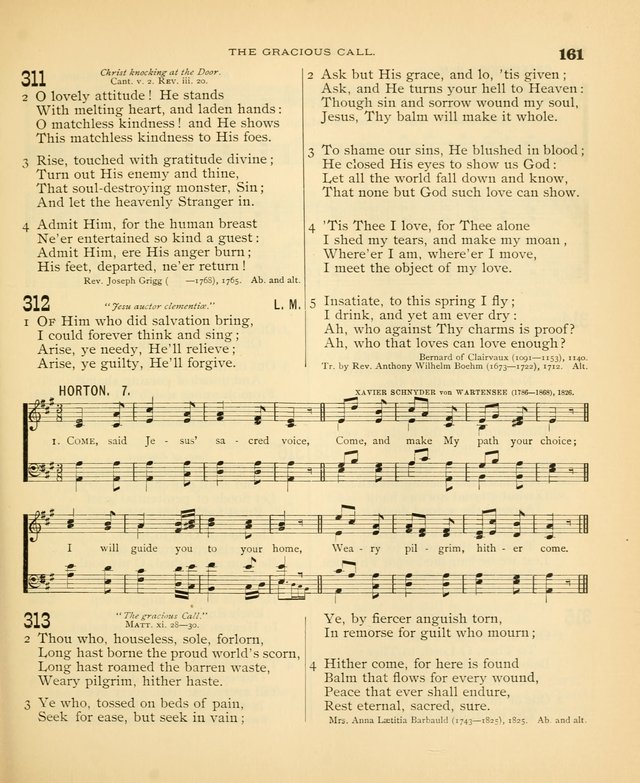 Carmina Sanctorum: a selection of hymns and songs of praise with tunes page 162