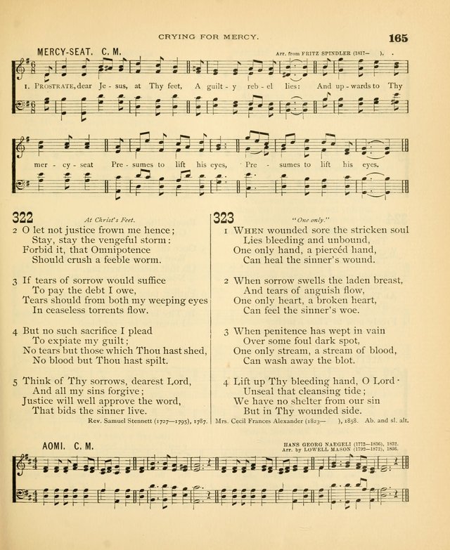 Carmina Sanctorum: a selection of hymns and songs of praise with tunes page 166