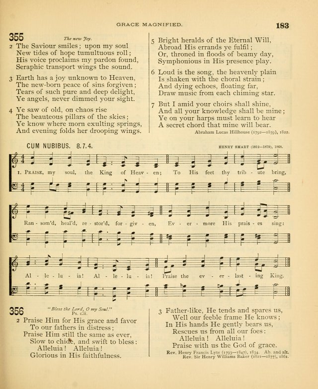 Carmina Sanctorum: a selection of hymns and songs of praise with tunes page 186