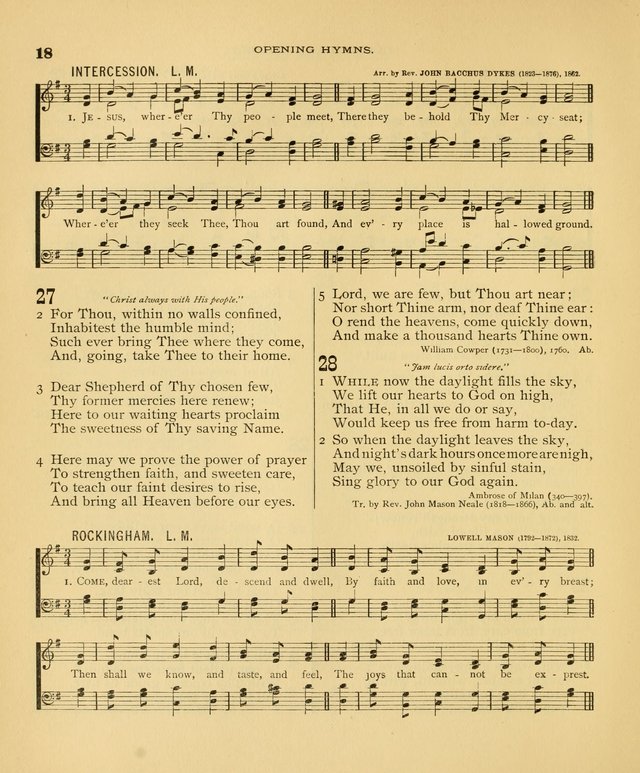 Carmina Sanctorum: a selection of hymns and songs of praise with tunes page 19