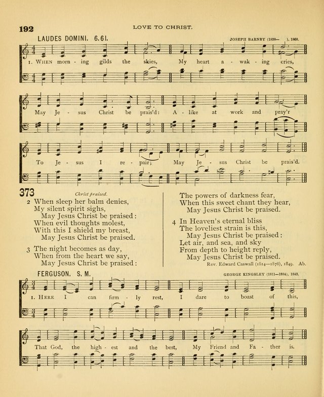 Carmina Sanctorum: a selection of hymns and songs of praise with tunes page 195