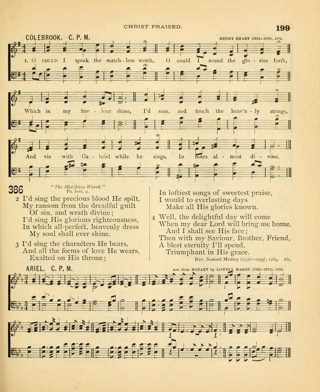 Carmina Sanctorum: a selection of hymns and songs of praise with tunes page 202