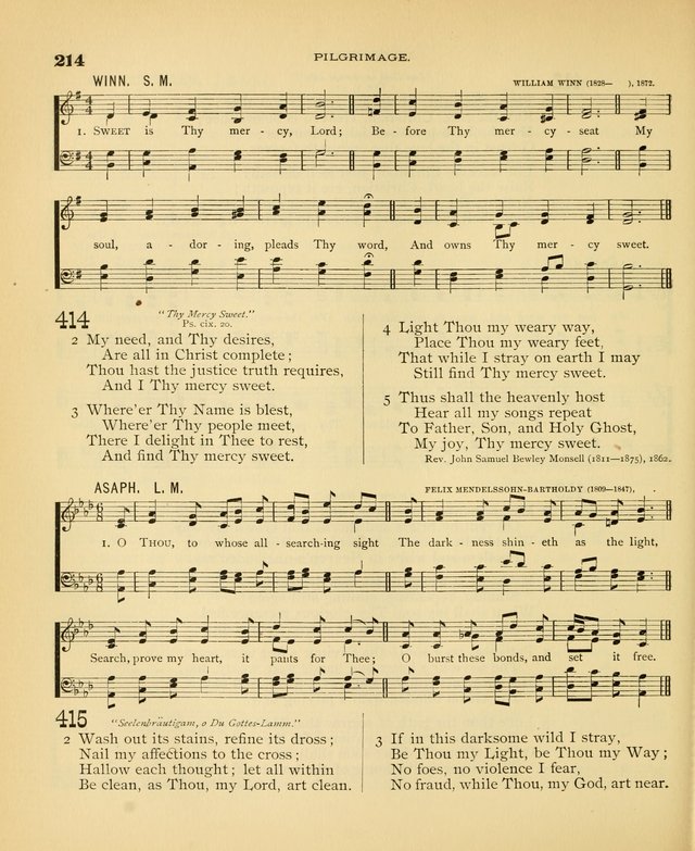 Carmina Sanctorum: a selection of hymns and songs of praise with tunes page 217