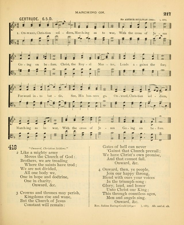 Carmina Sanctorum: a selection of hymns and songs of praise with tunes page 220