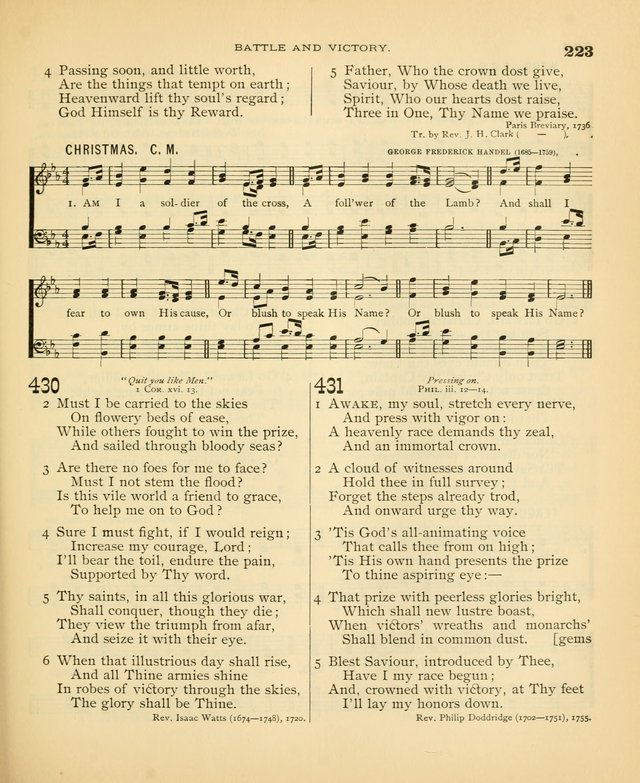 Carmina Sanctorum: a selection of hymns and songs of praise with tunes page 226