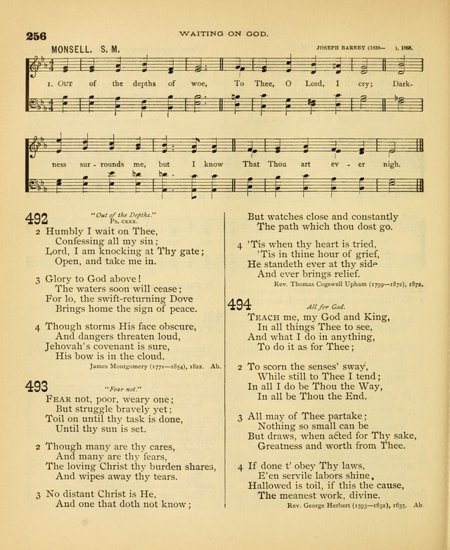 Carmina Sanctorum: a selection of hymns and songs of praise with tunes page 259