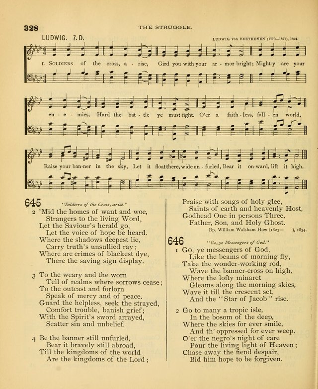 Carmina Sanctorum: a selection of hymns and songs of praise with tunes page 331