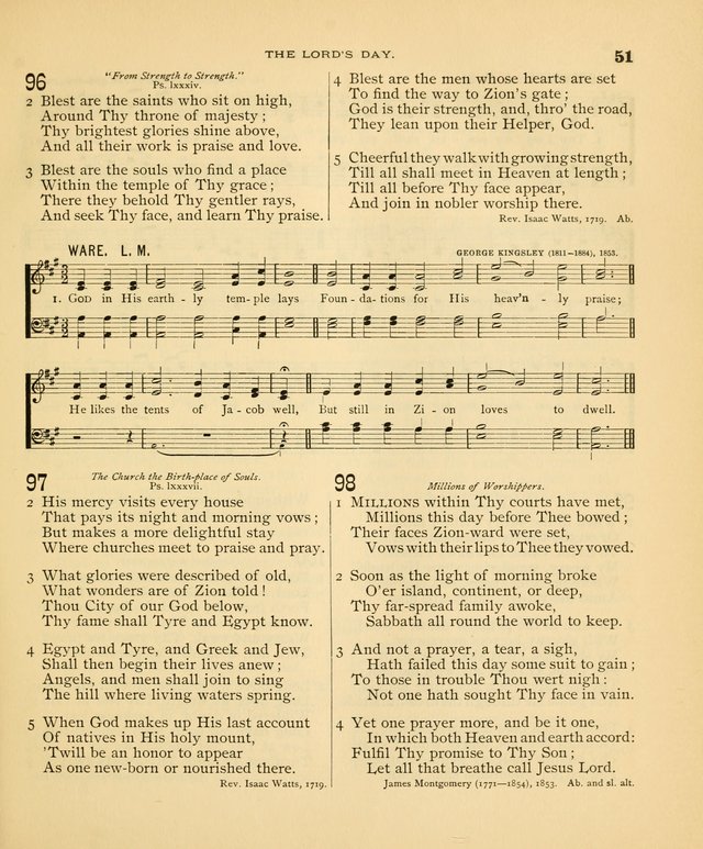 Carmina Sanctorum: a selection of hymns and songs of praise with tunes page 52