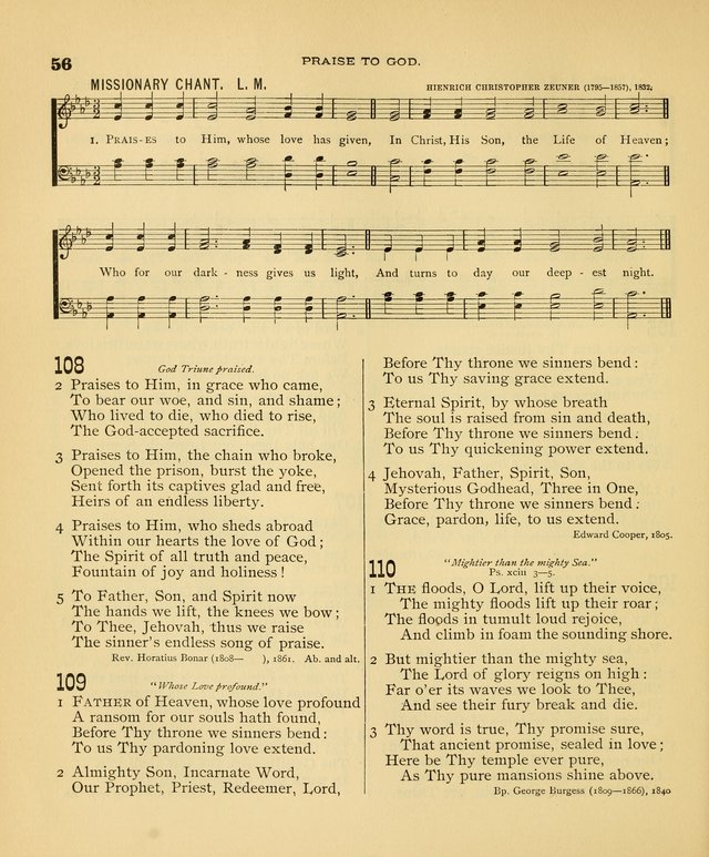 Carmina Sanctorum: a selection of hymns and songs of praise with tunes page 57