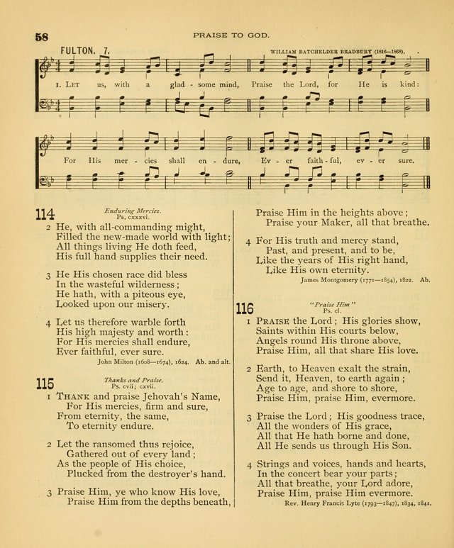 Carmina Sanctorum: a selection of hymns and songs of praise with tunes page 59