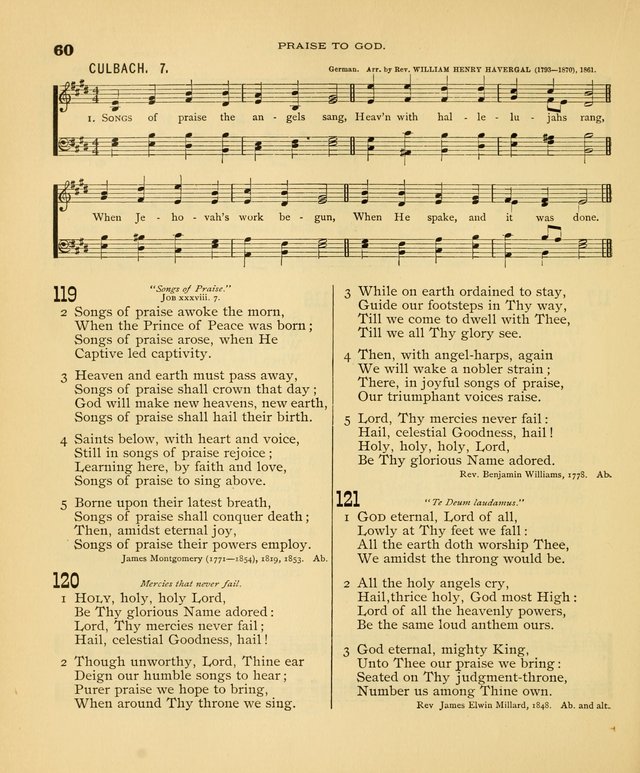 Carmina Sanctorum: a selection of hymns and songs of praise with tunes page 61