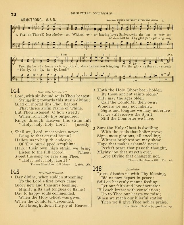 Carmina Sanctorum: a selection of hymns and songs of praise with tunes page 73