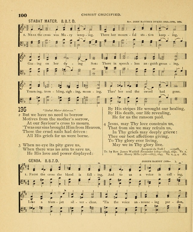 Carmina Sanctorum, a selection of hymns and songs of praise with tunes page 101