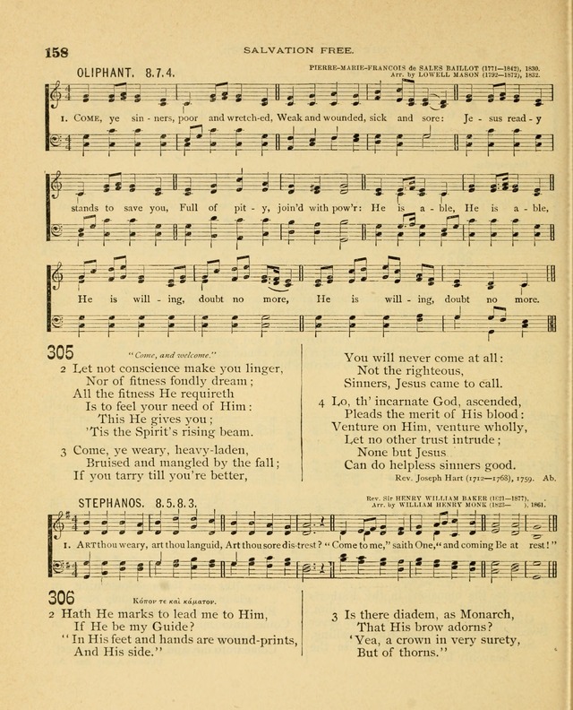 Carmina Sanctorum, a selection of hymns and songs of praise with tunes page 159