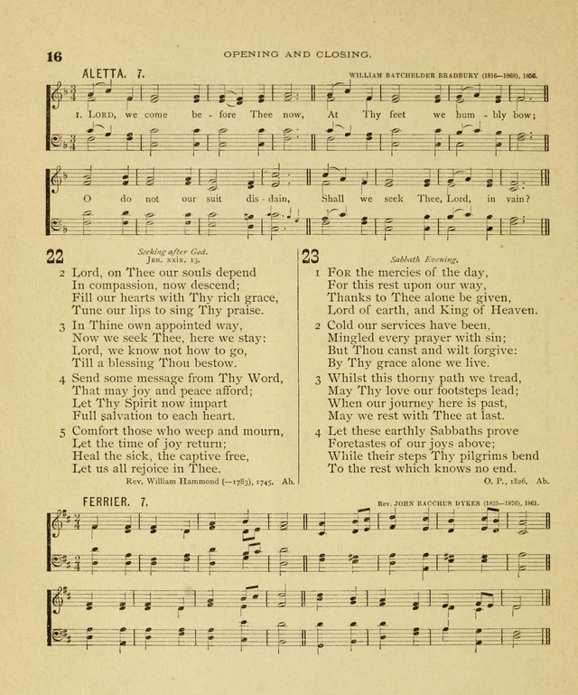 Carmina Sanctorum, a selection of hymns and songs of praise with tunes page 17