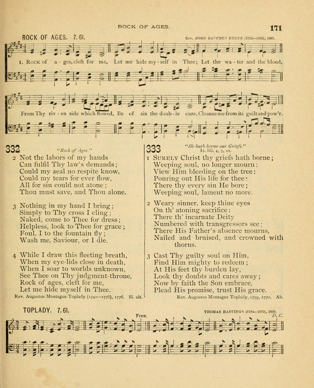 Carmina Sanctorum, a selection of hymns and songs of praise with tunes page 172