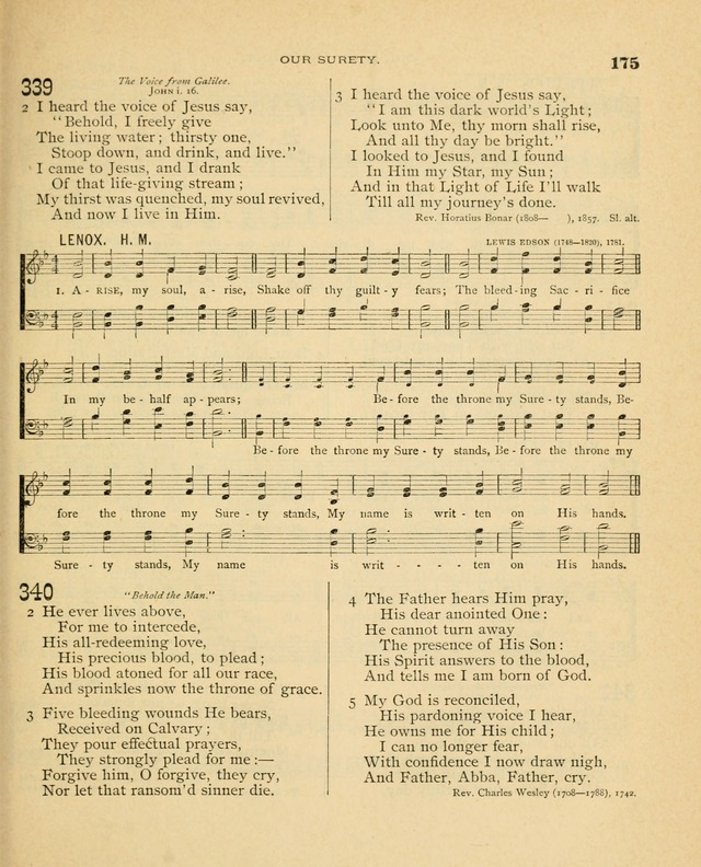 Carmina Sanctorum, a selection of hymns and songs of praise with tunes page 176